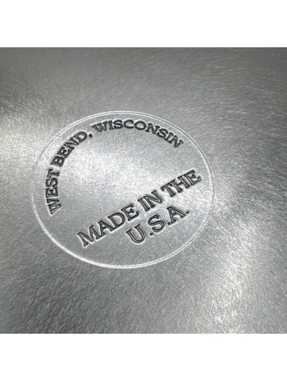 Vintage West Bend Kitchen Craft Stainless 11” Sauté Frying Pan Skillet Unused